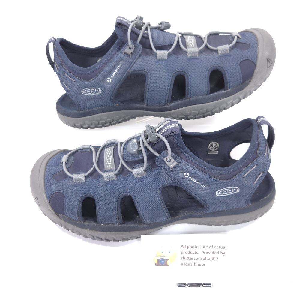 Keen SOLR Nonnectfit Outdoor Drawstring Sandal Mens Size 10.5 1022431 Blue - Picture 5 of 9